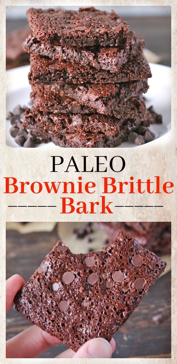 Easy Paleo Brownie Brittle Bark 