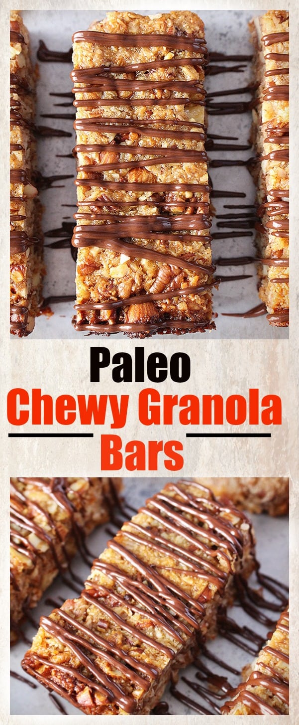 Paleo Chewy Granola Bars