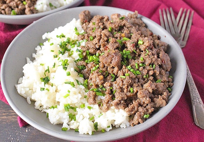 Easy Paleo Korean Beef Bowls