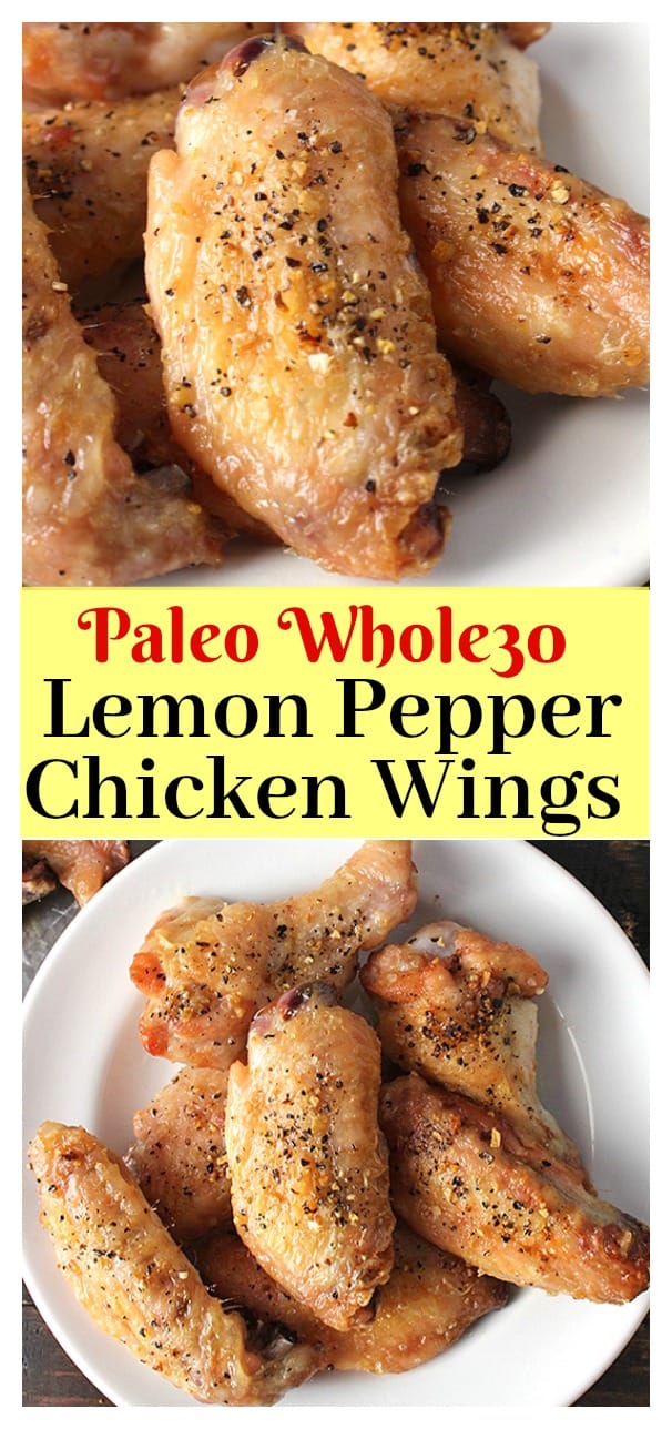 Paleo Lemon Pepper Chicken Wings