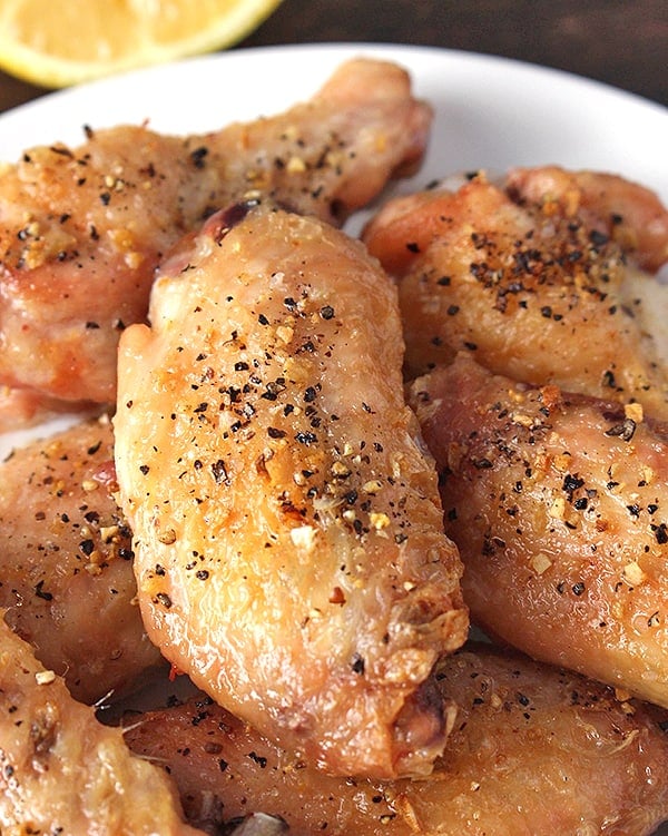 Paleo Lemon Pepper Chicken Wings