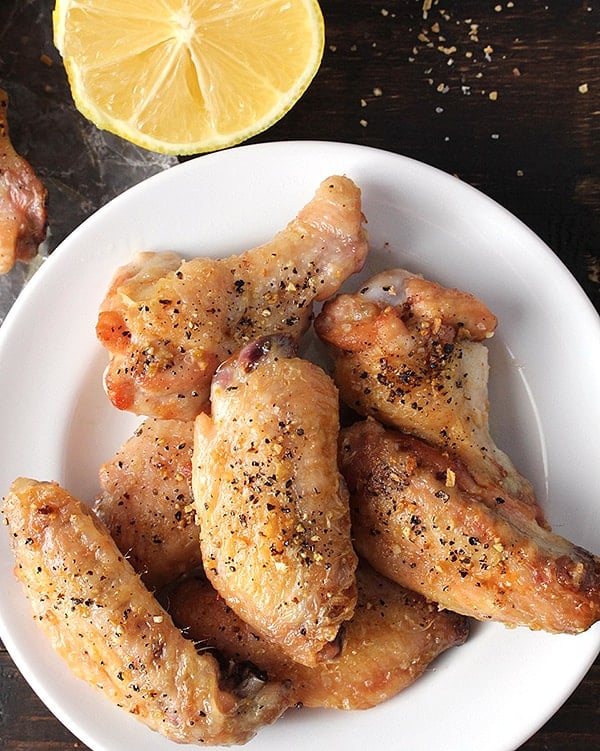 Paleo Lemon Pepper Chicken Wings