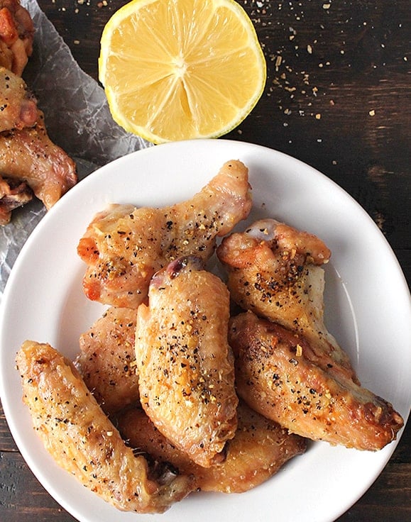 Paleo Lemon Pepper Chicken Wings