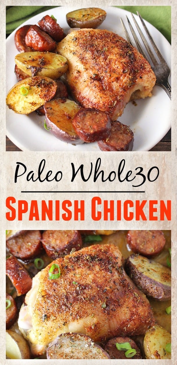 Paleo Whole30 Spanish Chicken 