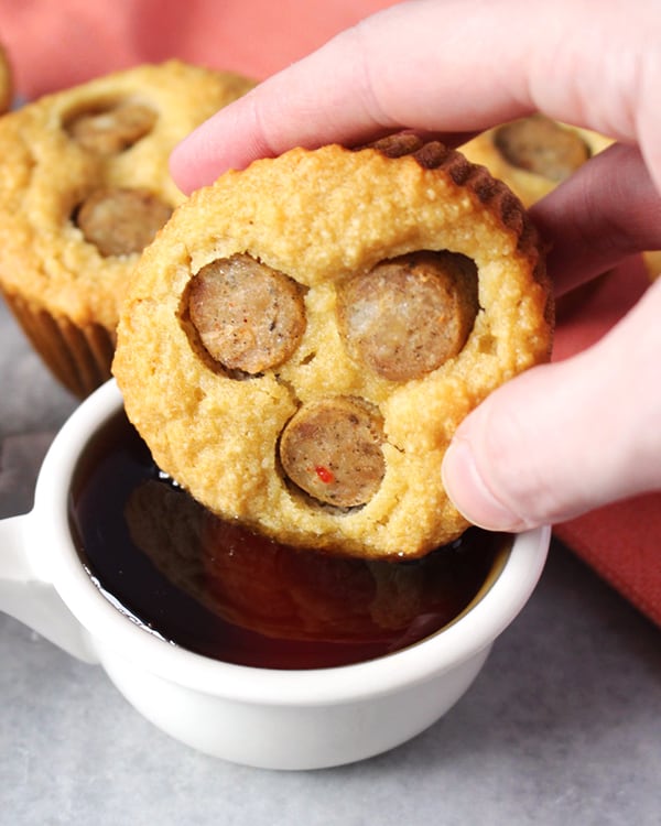 Paleo Sausage Pancake Muffins 