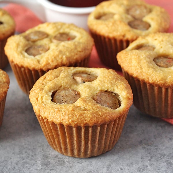 Paleo Sausage Pancake Muffins 