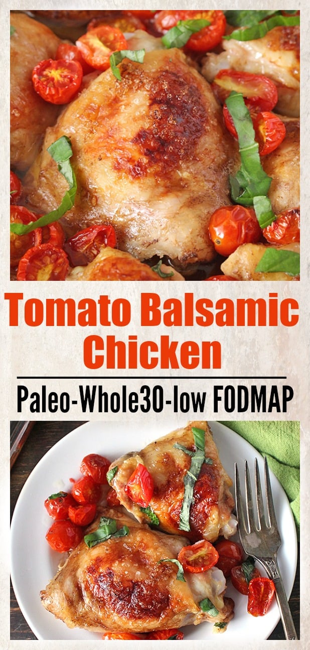 Paleo Tomato Balsamic Chicken