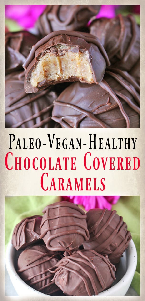 Paleo Chocolate Covered Caramels 