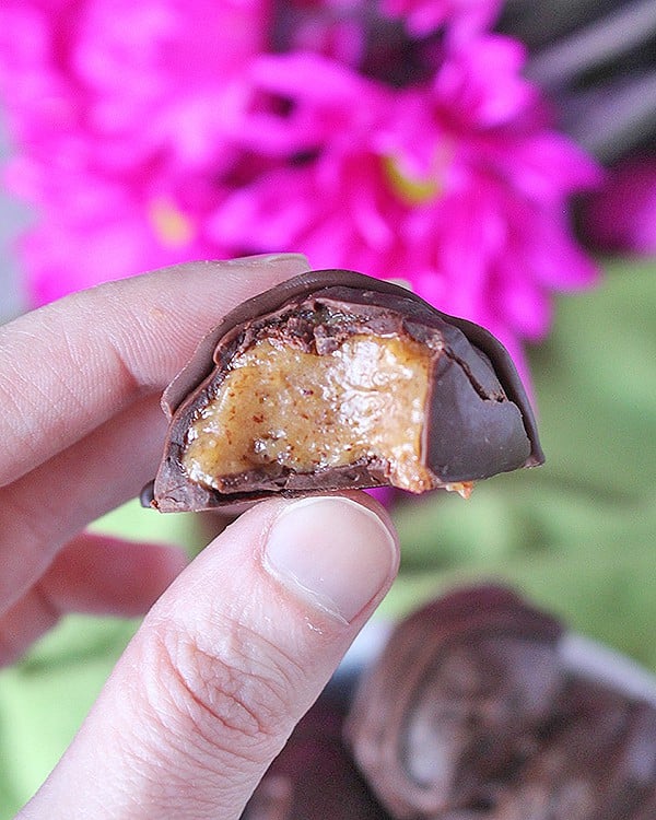 Paleo Chocolate Covered Caramels 