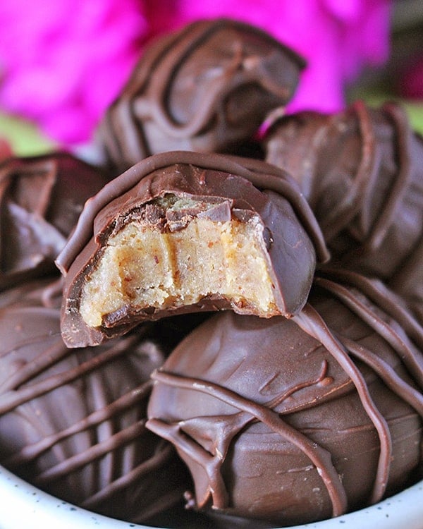 Paleo Chocolate Covered Caramels 