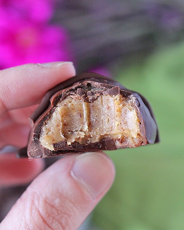 Paleo Chocolate Covered Caramels 