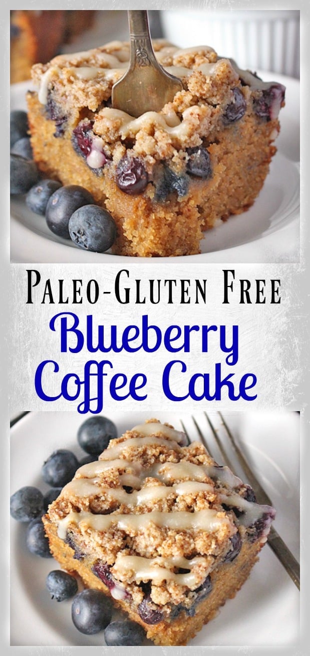 Paleo Blueberry Coffee Cake