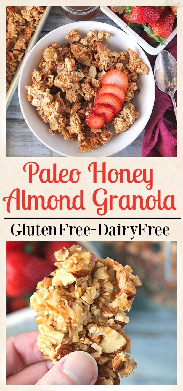 Paleo Honey Almond Granola
