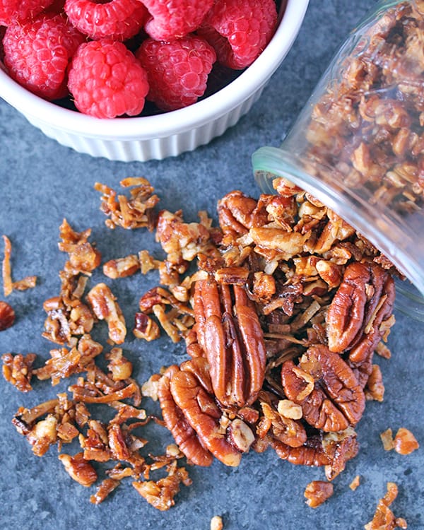 Paleo Pecan Pie Granola 