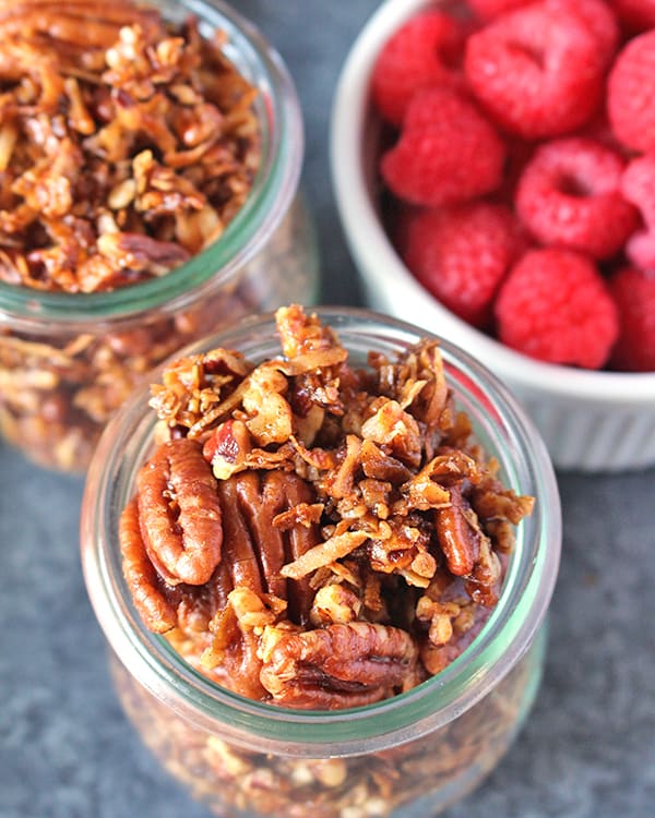 Paleo Pecan Pie Granola 