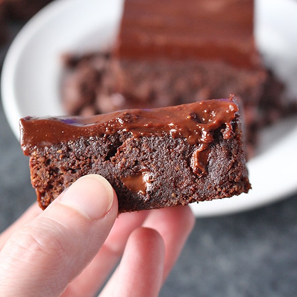 Paleo Triple Chocolate Brownies 