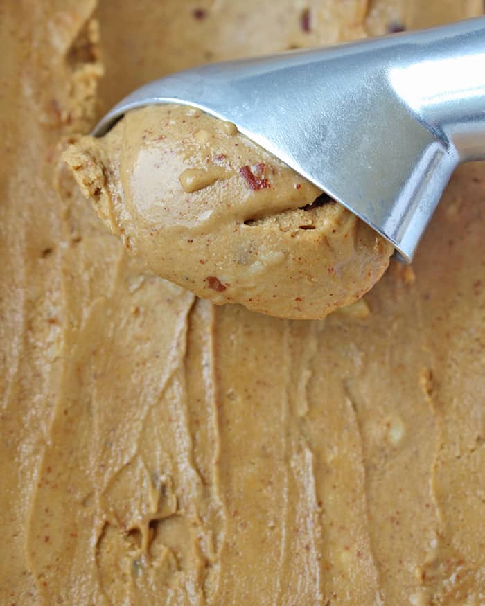 Paleo Almond Butter Molasses Ice Cream 