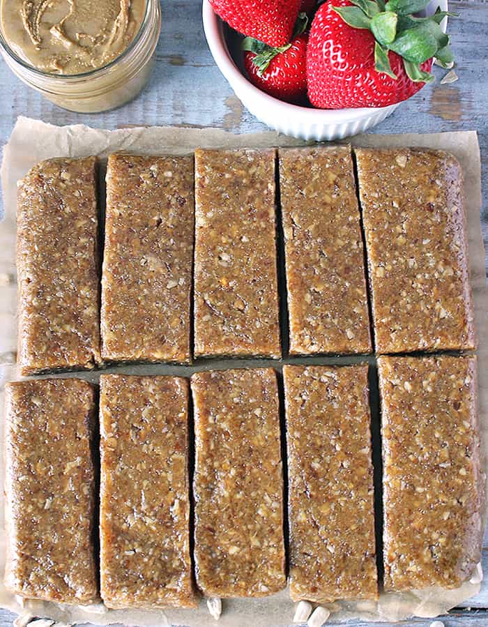 Paleo Sunbutter Protein Bars Copycat Peanut Butter RXBar