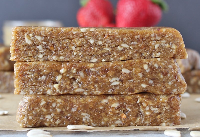 Paleo Sunbutter Protein Bars Copycat Peanut Butter RXBar