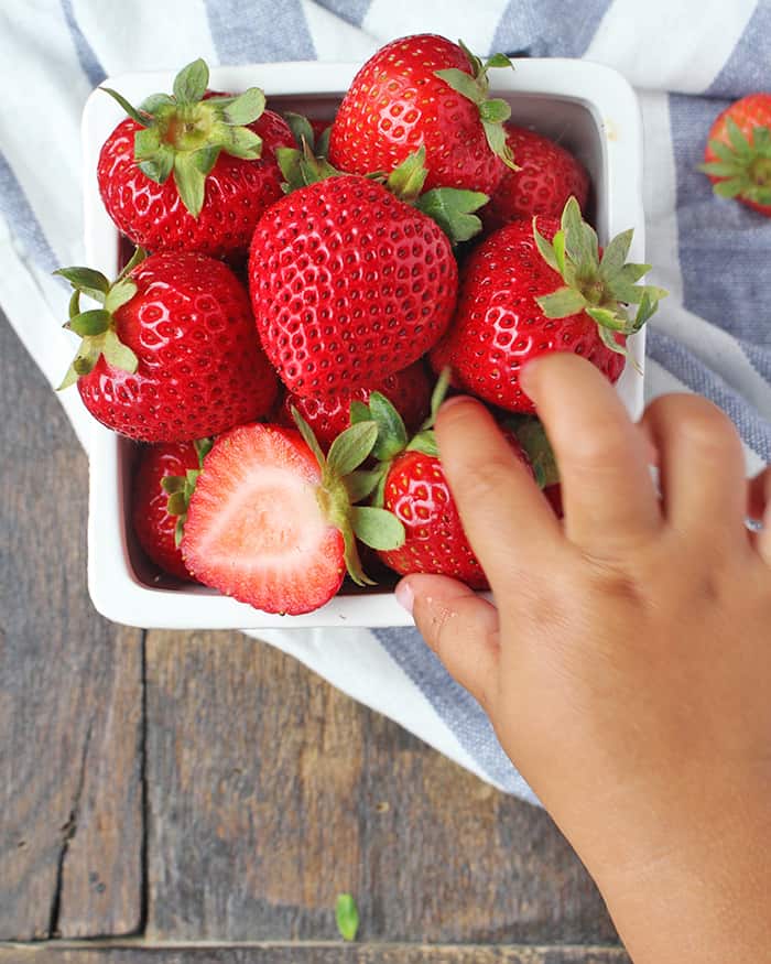 Paleo Strawberry Cobbler
