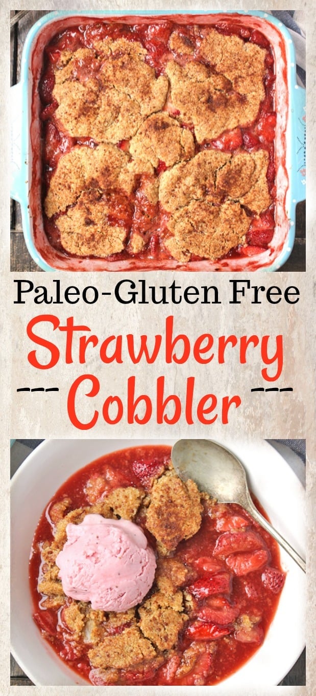 Paleo Strawberry Cobbler 