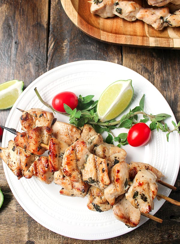 Paleo Grilled Chicken Kabobs