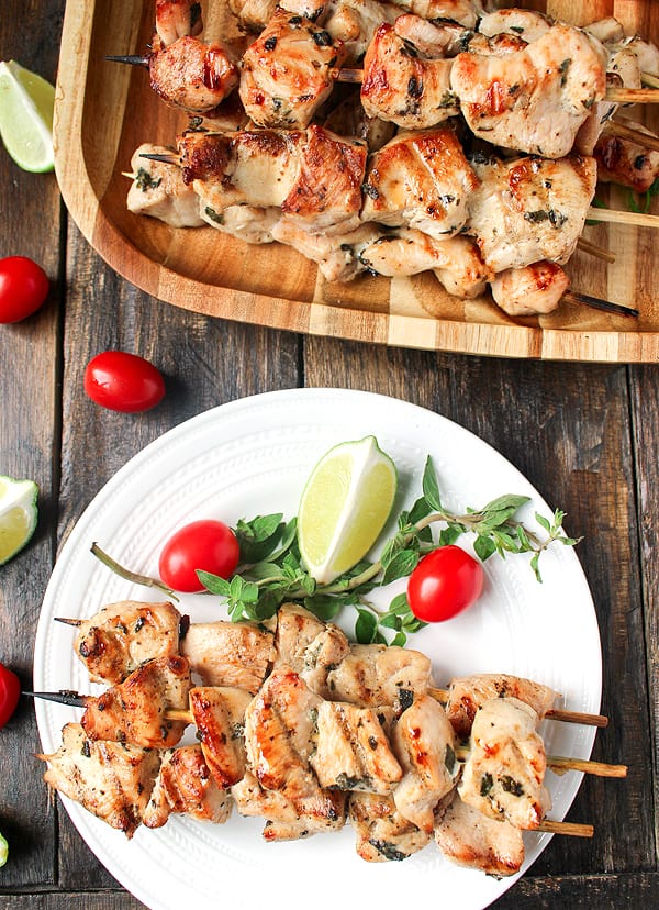 Paleo Grilled Chicken Kabobs