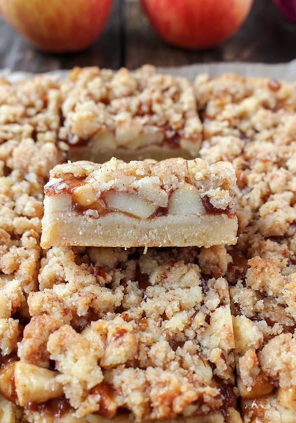 Paleo Apple Pie Crumb Bars 