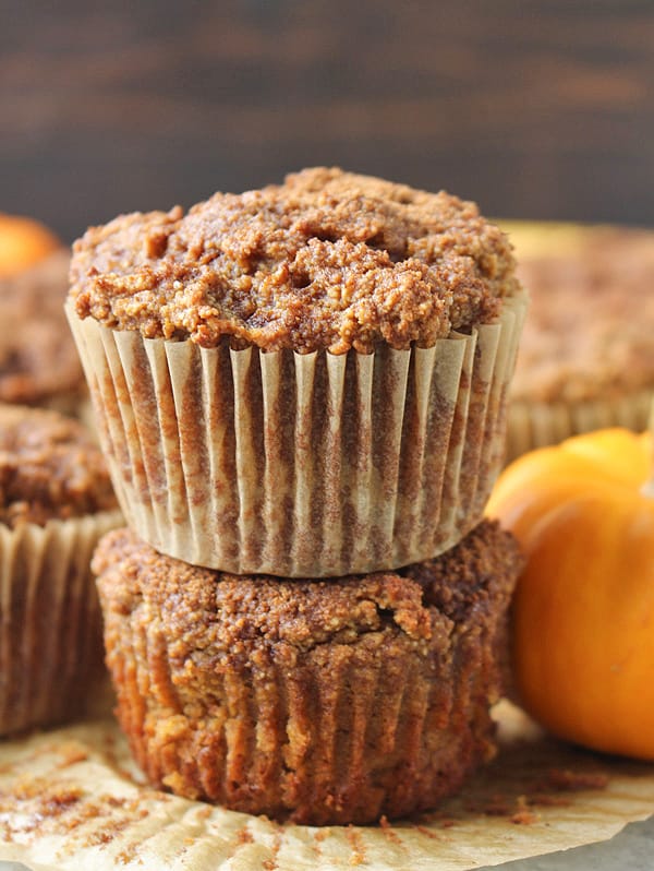 Paleo Pumpkin Banana Muffins 