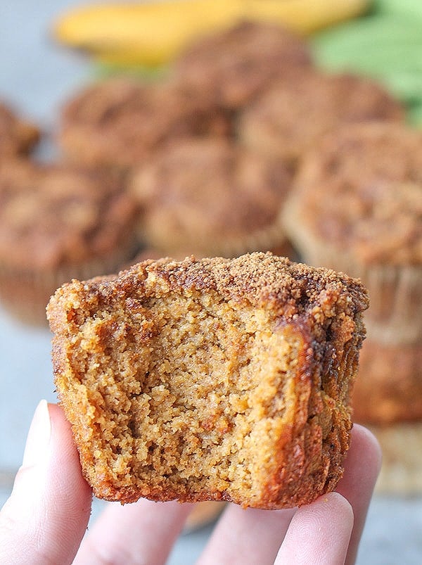 Paleo Pumpkin Banana Muffins 