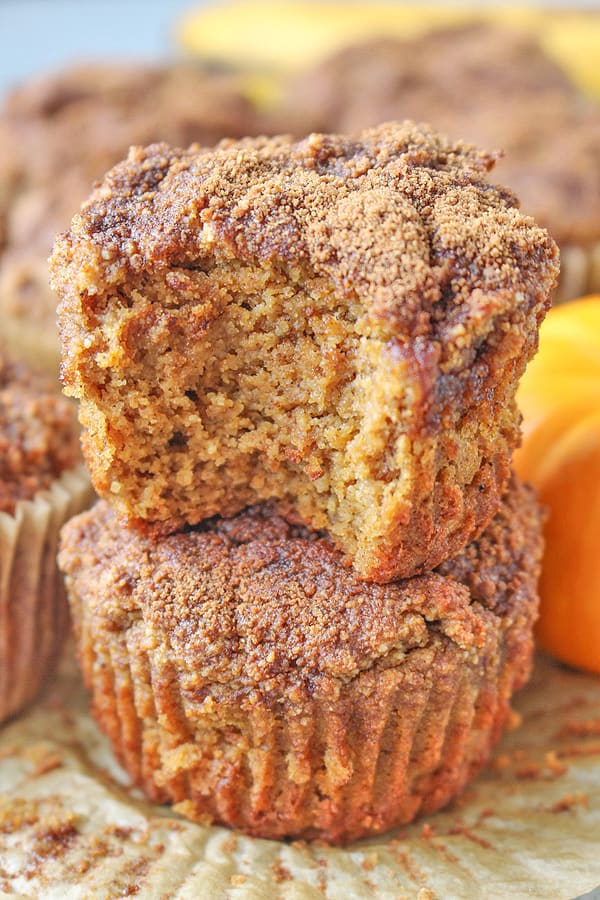 Paleo Pumpkin Banana Muffins 