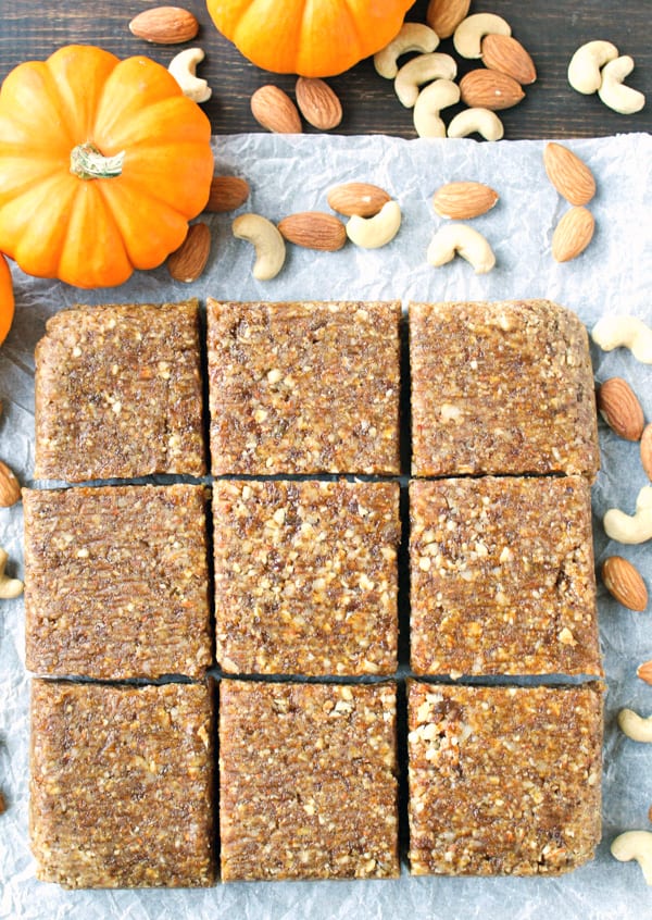 Paleo Pumpkin Protein Bars Copycat RX Bar