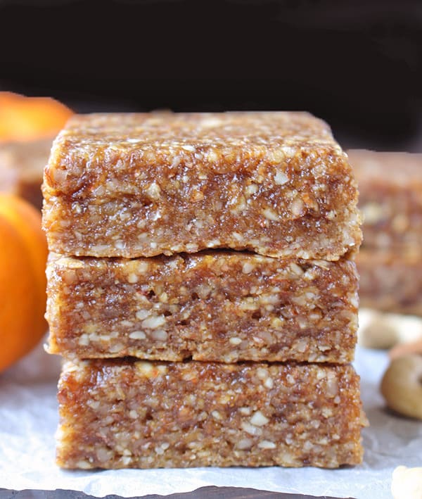 Paleo Pumpkin Protein Bars Copycat RX Bar