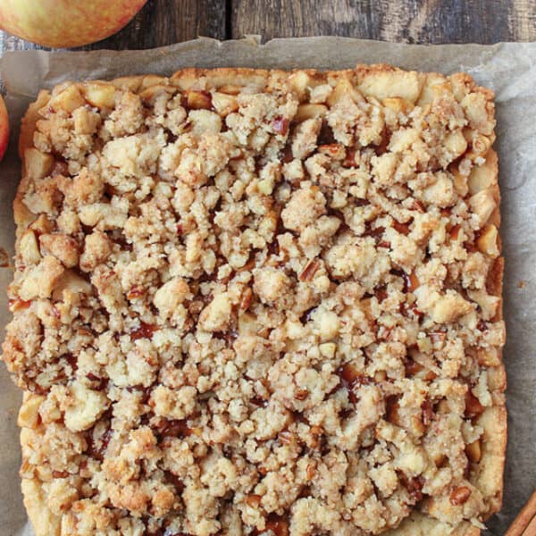 Paleo Apple Pie Crumb Bars