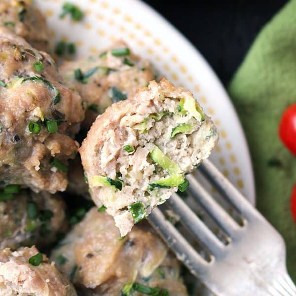 Chicken Zucchini Meatballs Real Food with Jessica