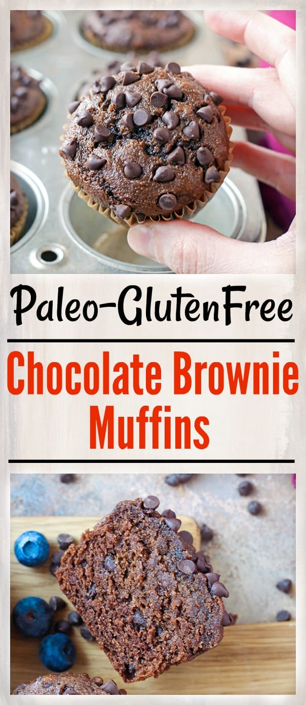 These Paleo Chocolate Brownie Muffins are so easy to make and incredibly delicious! Rich, moist, and packed with chocolate. They are gluten free, dairy free, naturally sweetened, and loved by everyone!