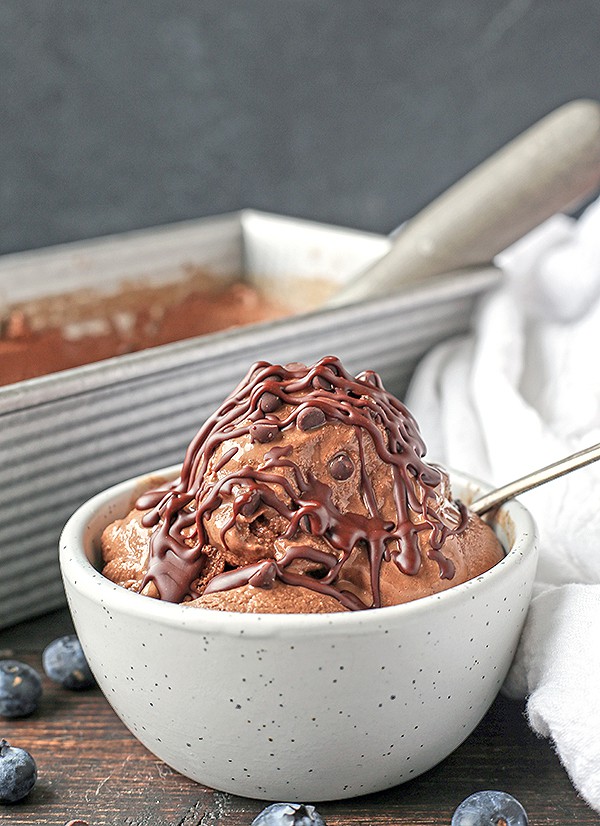 This Paleo Death By Chocolate Ice Cream is rich, creamy, and so delicious! 7 simple ingredients and a little hands on time for a treat that is so good you won't be able to tell it's healthy. Dairy free, naturally sweetened and gluten free.