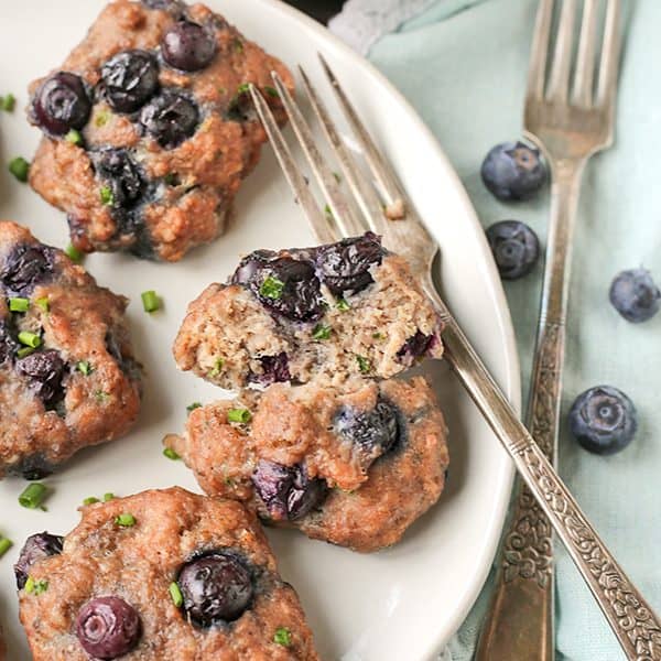 Blueberry Breakfast Sausages Real Food with Jessica