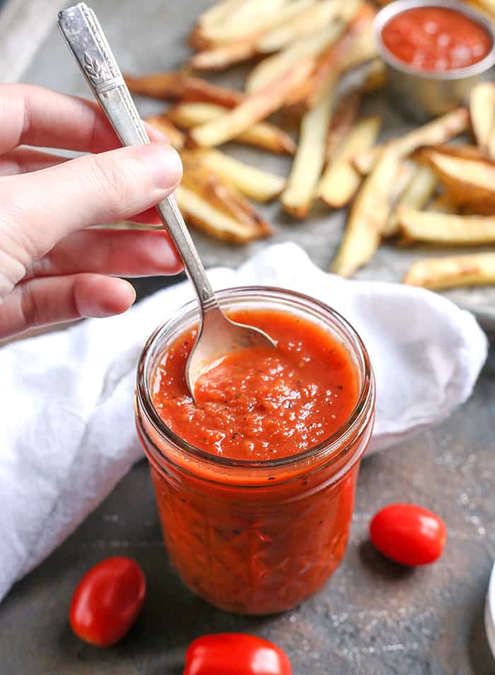 Paleo low fodmap homemade ketchup