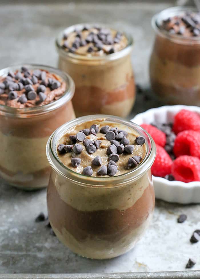 This Paleo Vegan Chocolate and SunButter Pudding is a delicious no-bake treat that everyone will love. It is creamy, rich, healthy, and easy to make. Gluten free, dairy free, nut free, and naturally sweetened.