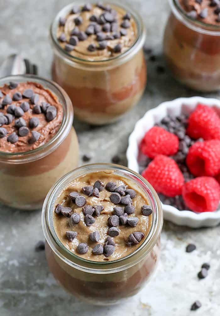 This Paleo Vegan Chocolate and SunButter Pudding is a delicious no-bake treat that everyone will love. It is creamy, rich, healthy, and easy to make. Gluten free, dairy free, nut free, and naturally sweetened.