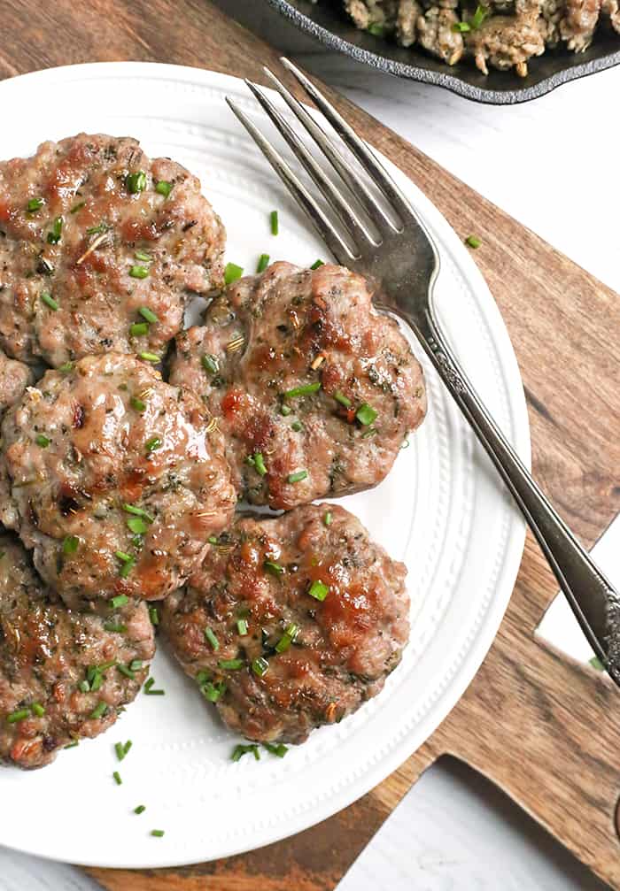 This Paleo Whole30 Homemade Italian Sausage is so easy to make and packed with flavor. A blend of savory seasonings make healthy, delicious sausage that is sugar free, low carb and low fodmap. 