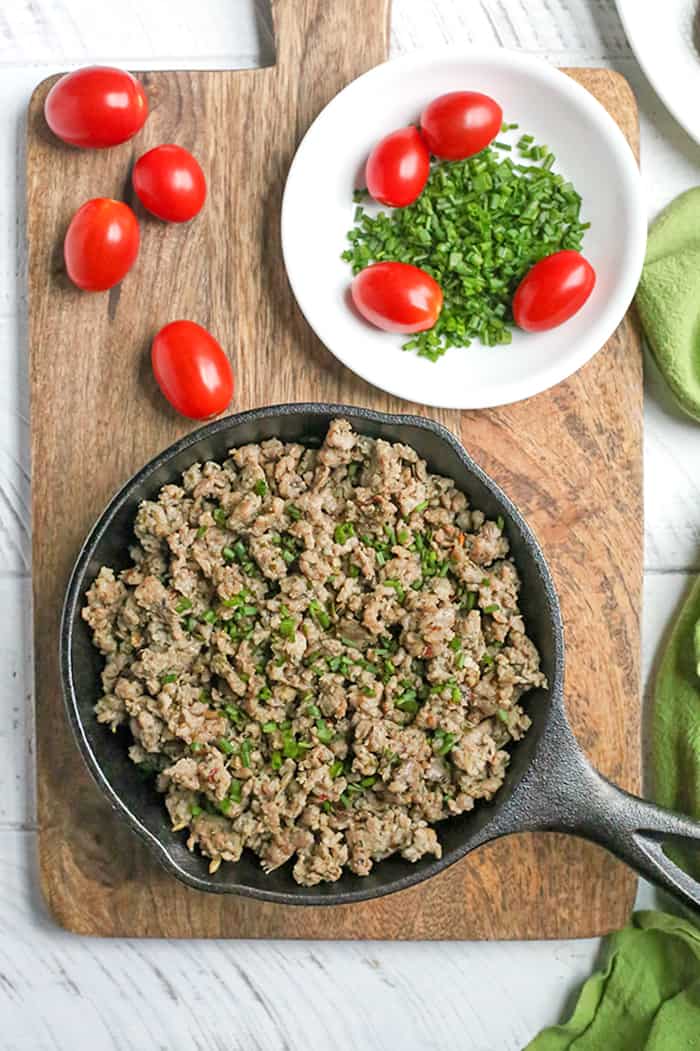 This Paleo Whole30 Homemade Italian Sausage is so easy to make and packed with flavor. A blend of savory seasonings make healthy, delicious sausage that is sugar free, low carb and low fodmap. 