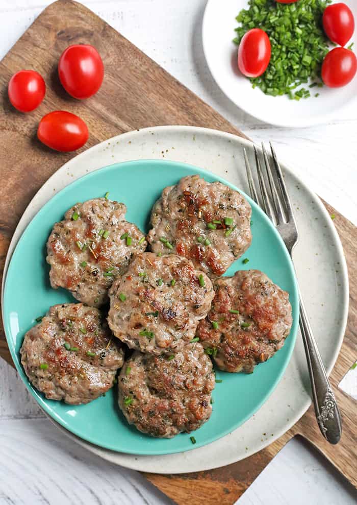 This Paleo Whole30 Homemade Italian Sausage is so easy to make and packed with flavor. A blend of savory seasonings make healthy, delicious sausage that is sugar free, low carb and low fodmap. 