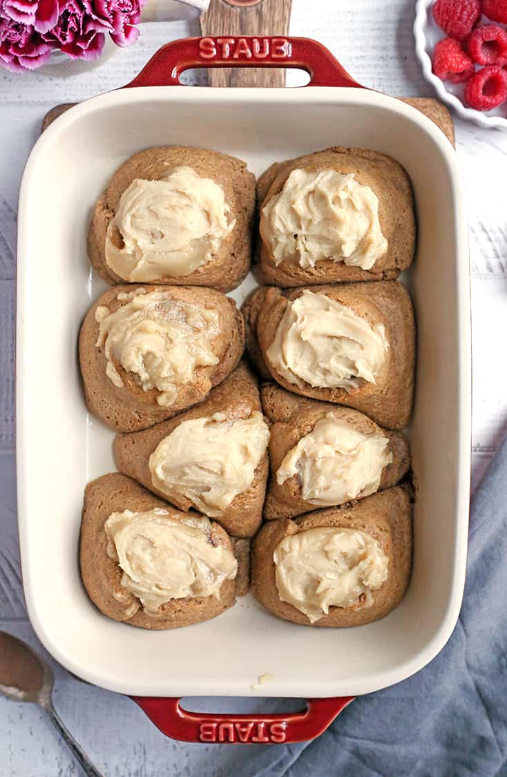 These Best Paleo Cinnamon Rolls are sweet, soft, and so delicious! Quick to make and they make the perfect morning treat. Gluten free, dairy free, and naturally sweetened.