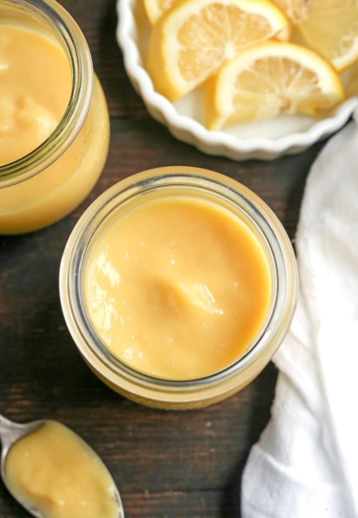 This Easy Paleo Lemon Curd comes together in just minutes. It's thick, creamy, and tart. Gluten free, dairy free, low FODMAP and naturally sweetened.