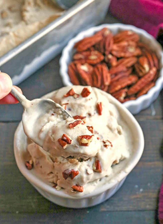 Paleo Butter Pecan Ice Cream - Real Food with Jessica