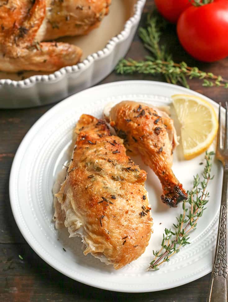 Roasted Lemon Chicken Leg Recipe (Paleo, Low-carb, Whole30)