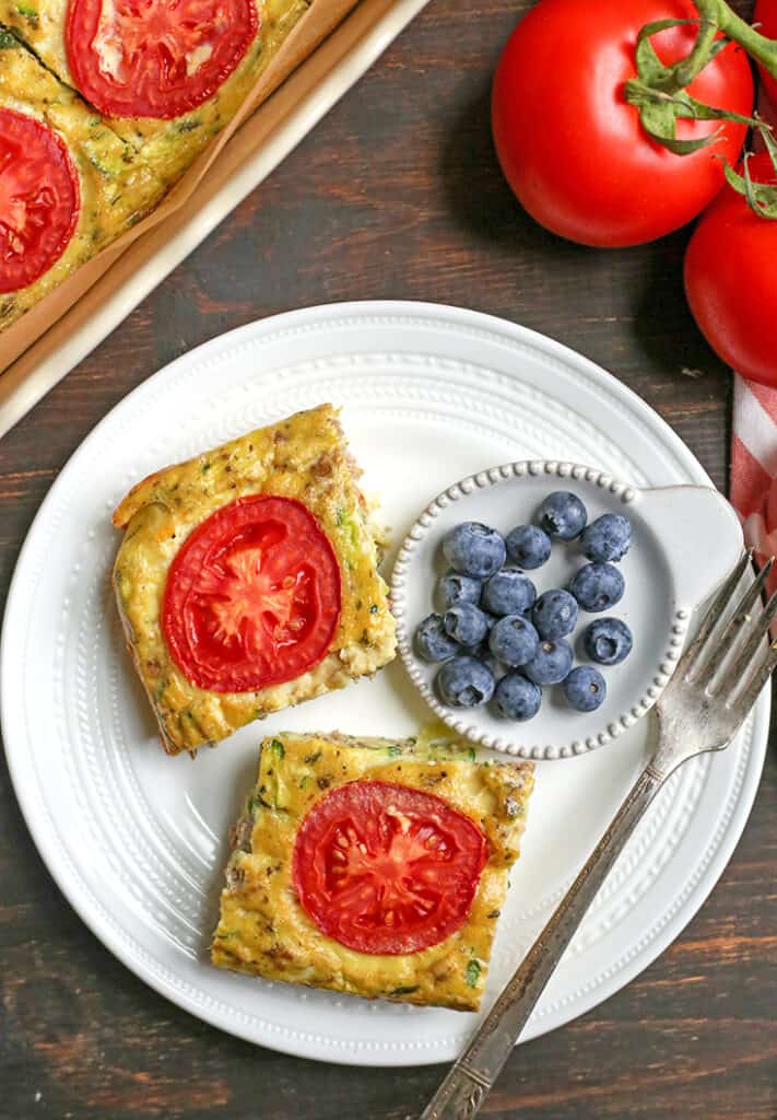 Paleo Whole30 Sausage Zucchini Breakfast Casserole Real Food with Jessica