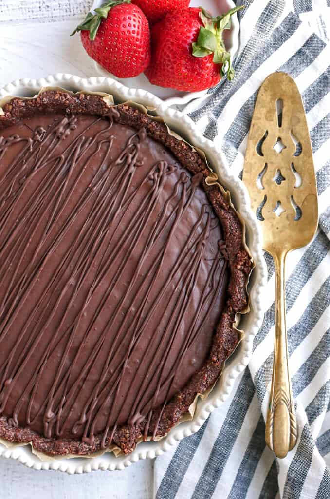 Paleo Vegan Double Chocolate Pie Real Food with Jessica